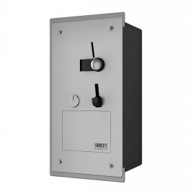 SANELA - Automaty Vestavný mincovní automat dveřního zámku, antivandal, matný nerez SLZA 40Z