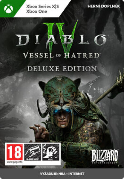 XSX Diablo IV: Vessel of Hatred - Deluxe Edition / ESD / Akční / Angličtina / od 18 let / Hra pro Xbox Series (G7Q-00297)