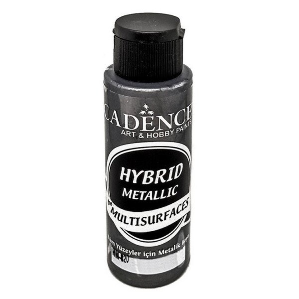 Metalická barva Cadence Hybrid Metalic, 70 ml - black, černá