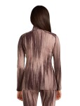 ICEBREAKER Wmns 260 Vertex LS Half Zip Peak AOP, Java/Summt/Blush/J (vzorek) velikost: S