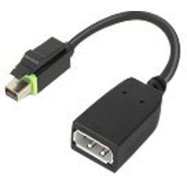 Lenovo 4X90Q93975 Mini-DisplayPort adaptér [1x - 1x DisplayPort] černá