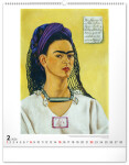 Nástěnný kalendář 2026 NOTIQUE - Frida Kahlo, 48 x 56 cm