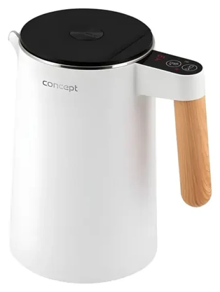 Rychlovarná konvice RK3300 bílá / Rychlovarná konvice / Dvojitá stěna / 2200 W / 1,5 l / 360° podstavec (RK3300)