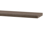 Polička nástěnná 120 cm, MDF, 3D dekor dub sonoma dark, baleno v ochranné fólii