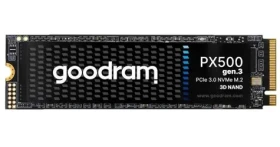 GOODRAM PX500 Gen.3 256GB / M.2 2280 NVMe / PCIe 3.0 / 3D NAND / R: 3200MBs / W: 1300MBs (SSDPR-PX500-256-80-G3)