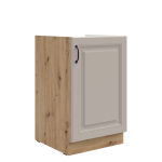 Spodní skříňka pod dřez Stilo 50 ZL 1F BB Barva korpusu: Dub artisan, Barva dvířek: Dust Grey