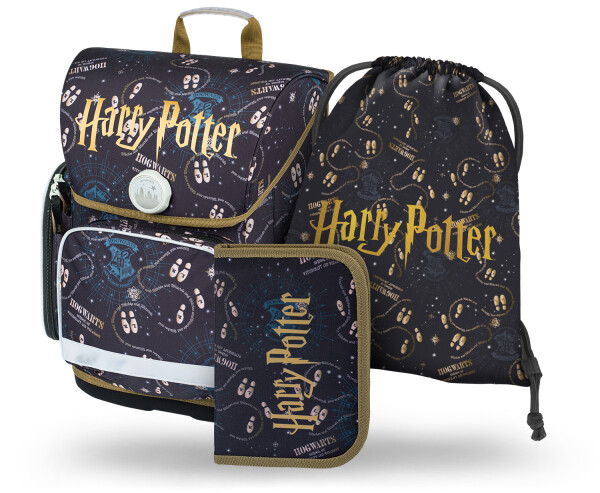 Set BAAGL Ergo Harry Potter Pobertův plánek (aktovka, penál, sáček)