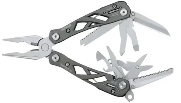 GERBER Suspension Multifunkční kleště s čepelí šedá / skládací / 12 nástrojů (13658414716)