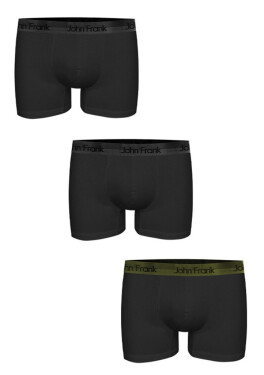 Pánské boxerky John Frank JF3BPB03 3PACK Dle obrázku M