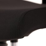 Kancelářská židle, potah černá látka a černá síťovina MESH, houpací mech.