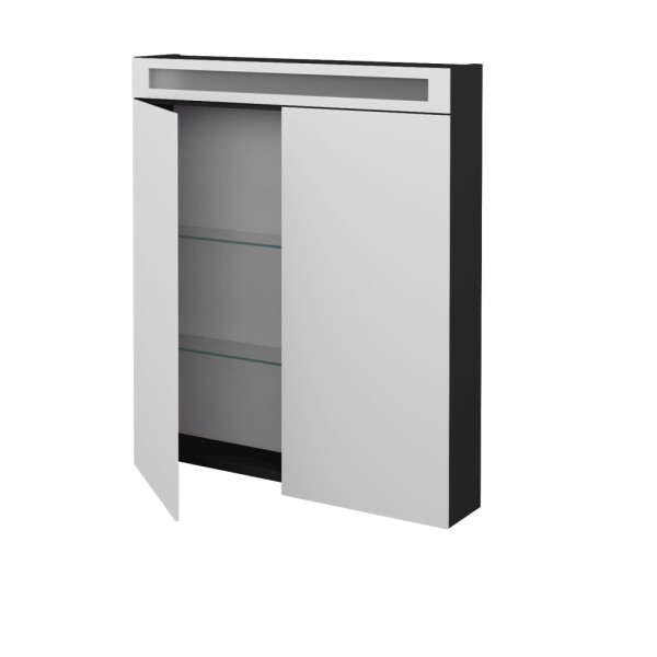 Dřevojas - Dvoudveřová galerka AIR GA2OE 70 - N03 Graphite 239084