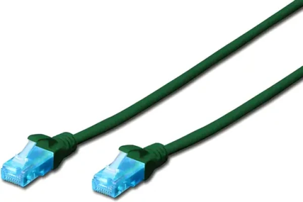 Digitus DK-1512-0025/G zelená / Patch kabel / CAT 5e / UTP / RJ45 - RJ45 / 0,25 m (DK-1512-0025/G)
