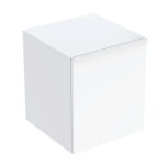 GEBERIT - Acanto Boční skříňka 45x52x48 cm, 1 zásuvka, lesklá bílá 503.010.01.1