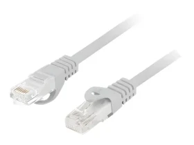 Lanberg patch kabel Cat6 šedá / Patch kabel / UTP / LSZH / 1 m (PCU6-10CU-0100-S)