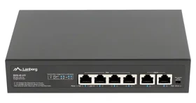 Lanberg RSFE-4P-2FE-60 / Switch / 6-port / 100 Mbps / 4x PoE+ / 60 W / 10"/19" (RSFE-4P-2FE-60)