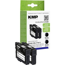 KMP Ink náhradní Epson 18XL, T1811 kompatibilní Dual černá E145D 1622,4021