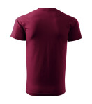 Basic tričko pánské garnet XL