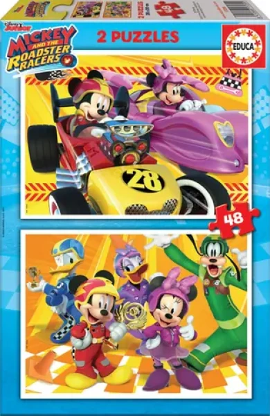 EDUCA Puzzle Mickey a závodníci