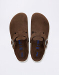 Birkenstock Boston Soft Footbed Suede Leather Carafe Tonal FB 39