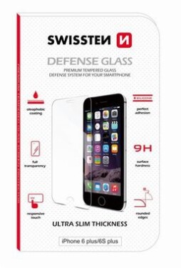 SWISSTEN Ochranné temperované sklo 2.5D pro Apple iPhone 6 PLUS 6S PLUS (74501723)