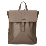 Elegantní dámský kožený městský batoh City enjoy, taupe