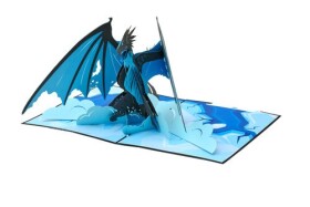 3D přání Ledový drak