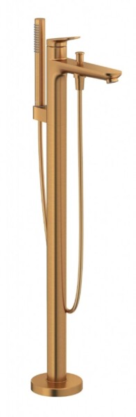 DURAVIT - Wave Vanová baterie do podlahy, kartáčovaný bronz WA5250000004