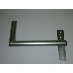 OEM Anténní držák na okno 30 cm pravý / Držák antény / vyložení 300 mm / O 42 mm / galvanický zinek (K30O42P)