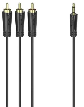 Hama Essential Line AV kabel Jack 3.5mm - 3 cinch 1.5 m (205154-H)