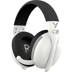 YENKEE YHP 3300WE APEX WL černo-bílá / herní bezdrátové sluchátka / mikrofon / 2.4 GHz / USB-C (8590669370122)