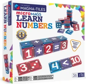 MAGNA-TILES® Magnetická stavebnice microMAGS Learn Numbers