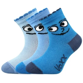 VOXX Ponožky kojenecké vtipné KUKIK mix chlapecké (3 páry) 14-17 116801