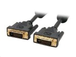 C-TECH propojovací kabel DVI-DVI M-M / DVI-D / dual link / 1.8m (CB-DVI-18-B)