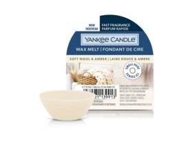 Yankee Candle Soft Wool & Amber vonný vosk do aromalampy 22 g
