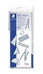 Staedtler 557 10 rýsovací sada kružítko, pravítka, pryž, ořezávátko
