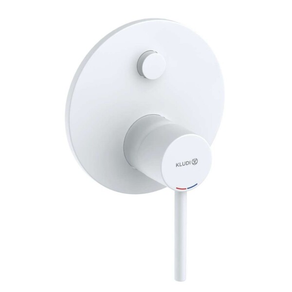 KLUDI - Bozz Baterie pod omítku pro 2 spotřebiče, matná bílá 387595376