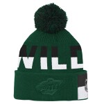 Outerstuff Dětská zimní čepice Minnesota Wild NHL Faceoff Jacquard Knit