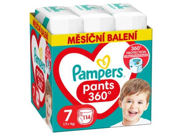 Pampers Active Baby Pants, vel. 7, 114 ks