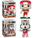 Funko Figurka POP! Travis Kelce #87 & KC Wolf Kansas City Chiefs NFL Combo