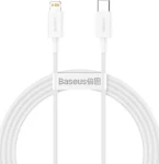 Baseus CATLYS-C02 Kabel USB-C (M) - Lightning (M) 2 m bílá / 20W (CATLYS-C02)
