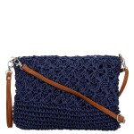 Stylová dámská crossbody kabelka Akita, modrá
