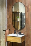 Zrcadlo Naturel B-Way 40x80 cm černá ZBWOV8040C ZBWOV8040C