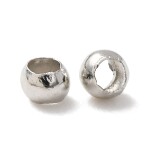 Zamačkávací rokajl - 2,0 mm x 1,2 mm - platinový - 1 g