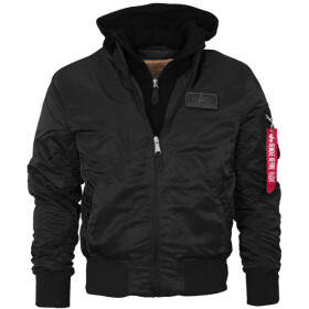 Alpha Industries Bunda MA-1 D-Tec černá | černá L