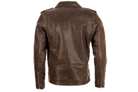 Pánská Kožená Bunda Křivák Professional Brown Brixton Hnědá Velikost: 7XL