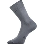LONKA Ponožky pánské společenské DASILVER s ionty stříbra SVĚTLE ŠEDÉ (3 páry) 47-50 111656