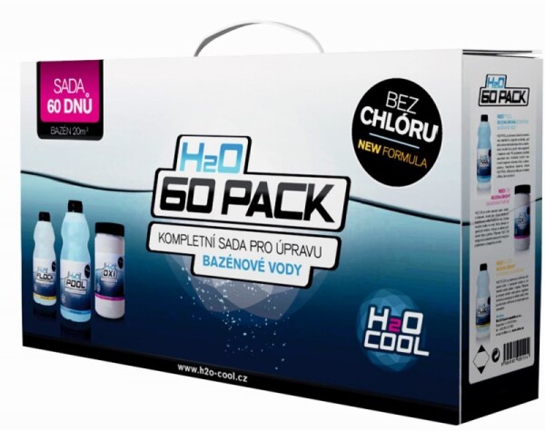 H2O 60 Pack sada bezchlorové chemie pro bazény