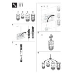 Geberit díl proti vzdutí pro splachovací nádržku pod omítku, usměrňovač, regulátor proudu vody 240.476.00.1 240.476.00.1