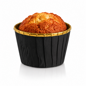 Cake Star Cake Star Alobalové pevné košíčky na muffiny hnědé se zlatým vnitřkem (50 ks)
