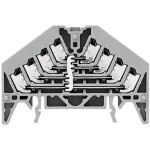 Weidmüller Z-series, Feed-through terminal, Rated cross-section: 2,5 mm², Tension clamp connection, Wemid, Dark Beige, ZDU 2.5 1608510000-100 100 ks